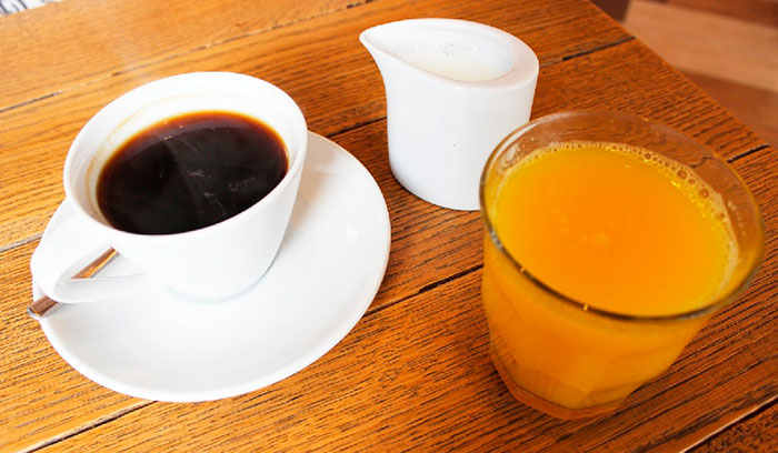 Вкус кофе с апельсиновым соком