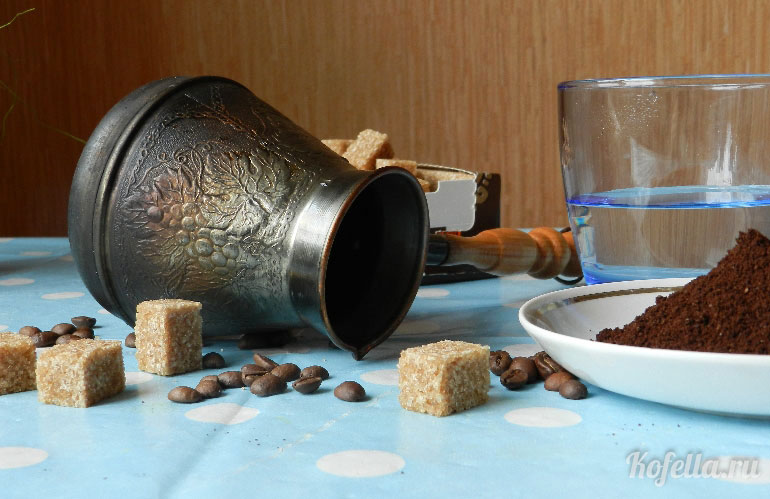 рецепт крепкого кофе - ингредиенты