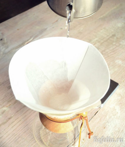 Как заварить кофе в кемексе